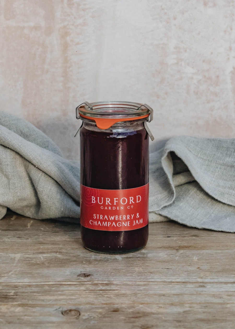 Food & Drink Burford Garden Co. Jam, Honey & Preserves | Burford Strawberry And Champagne Jam