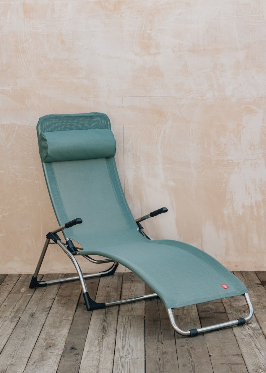 Outdoor Living Fiam Spa Metal Furniture | Aluminium Samba Armchair In Sage Green