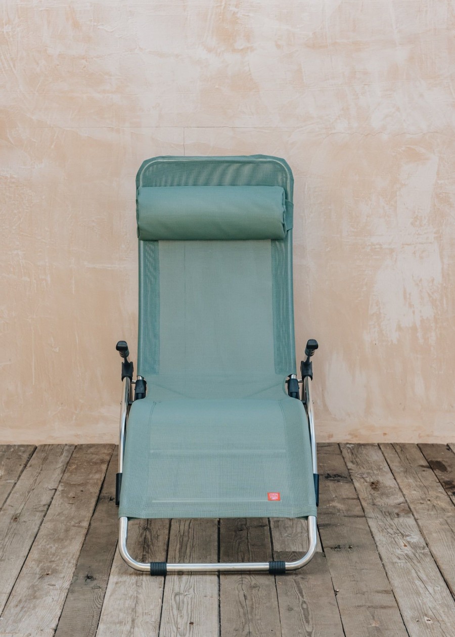 Outdoor Living Fiam Spa Metal Furniture | Aluminium Samba Armchair In Sage Green