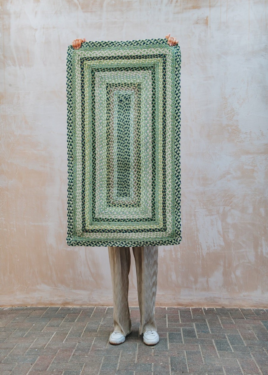 Interiors The Braided Rug Co. Rugs | Buy Mint Rectangle Rugs