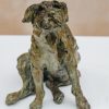 Art Burford Gallery Sculpture | Having Hope: Border Terrier Sitting