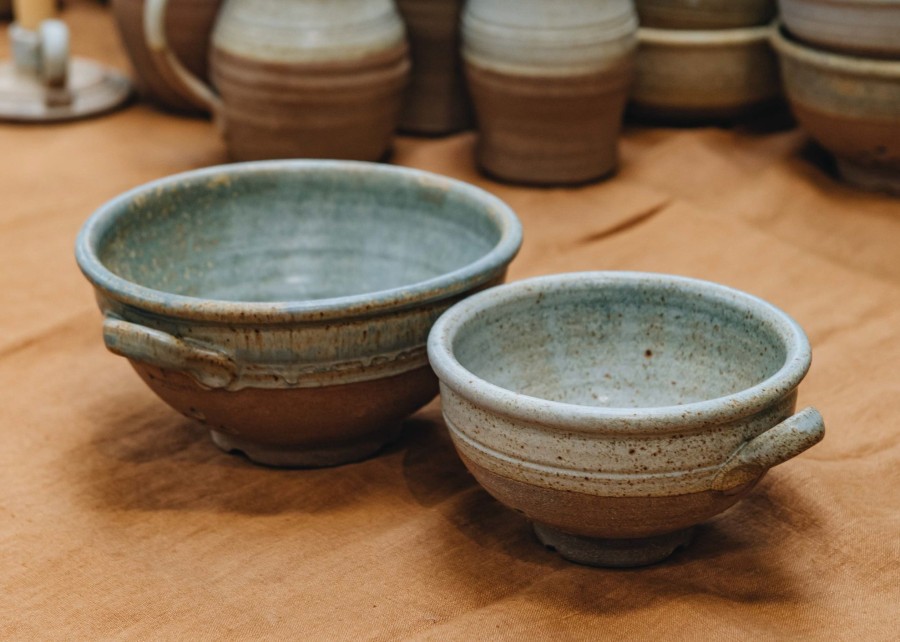 Interiors Hook Norton Pottery Kitchen & Dining | Burford Stoneware Colanders