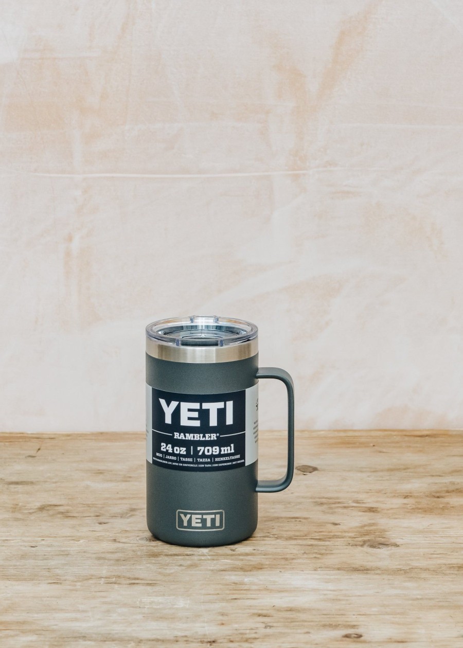 Outdoor Living YETI Drinkware | Yeti Rambler Mug 24Oz In Charcoal