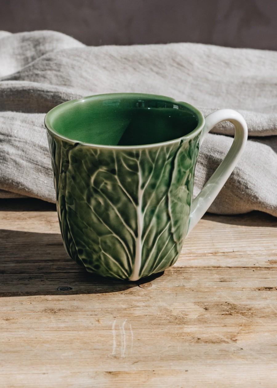 Interiors Bordallo Pinheiro Dining | Bordhallo Pinheiro Cabbage Leaf Mug