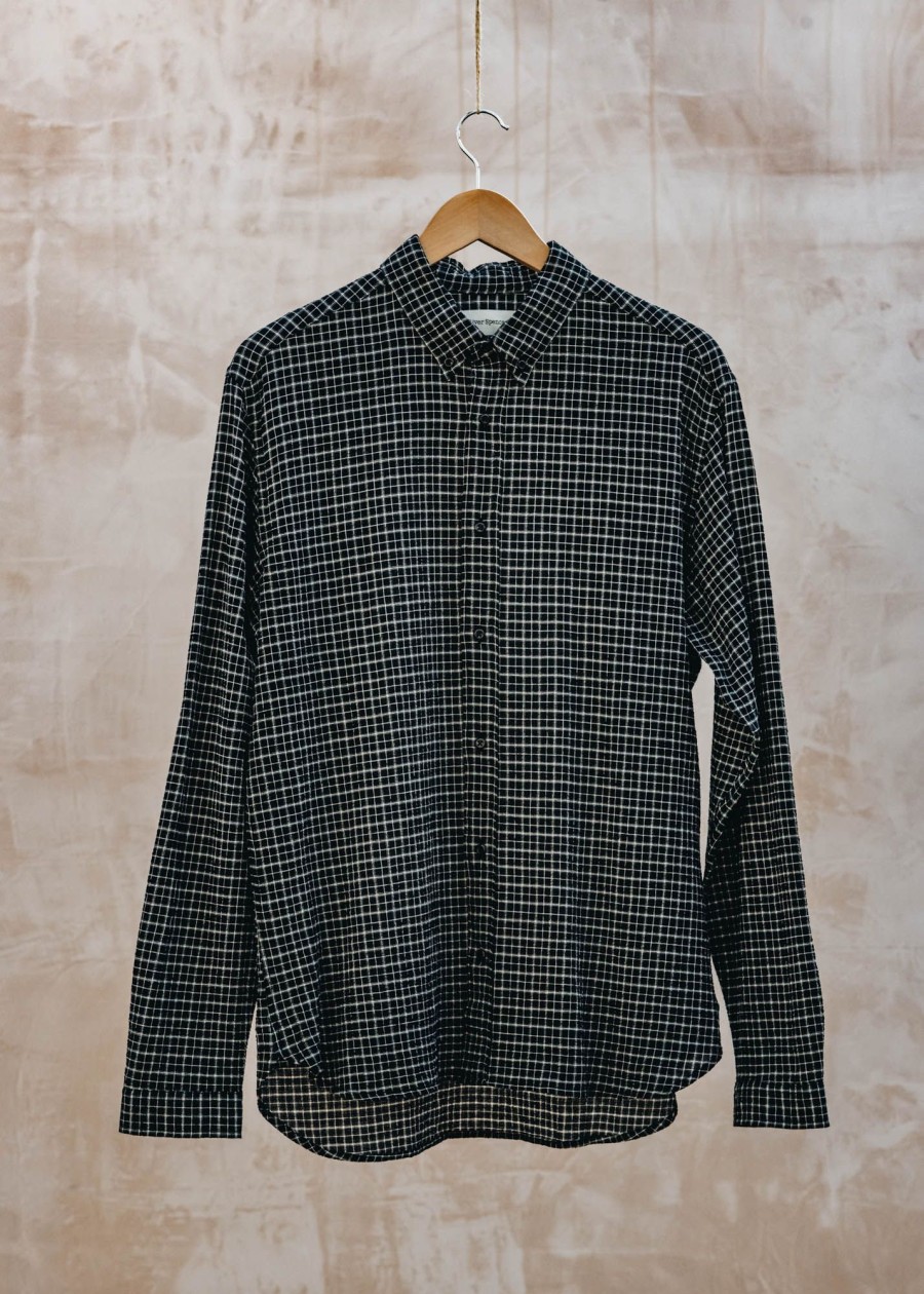 Clothing Oliver Spencer Shirts | Priory Brook Shirt In Black