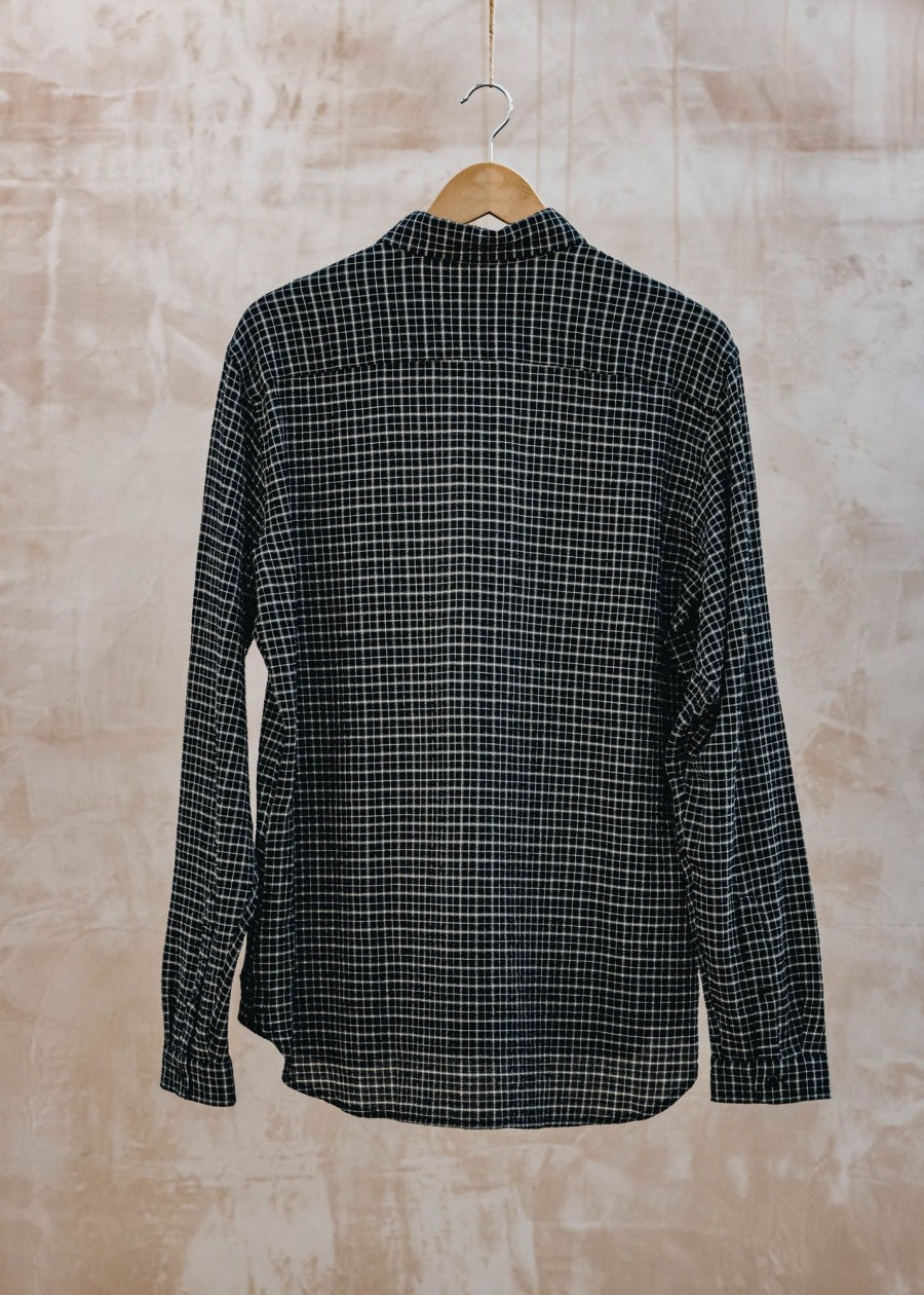 Clothing Oliver Spencer Shirts | Priory Brook Shirt In Black