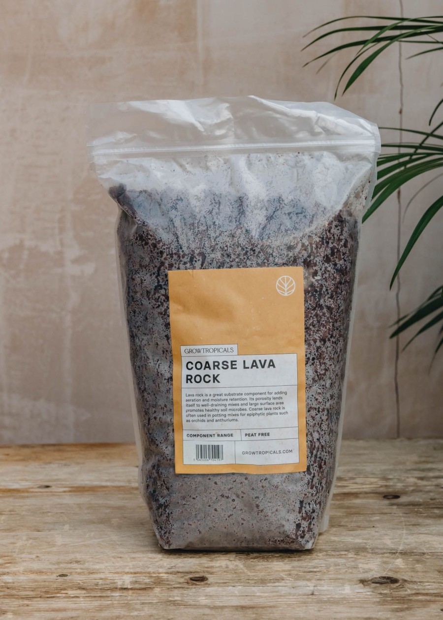 Gardening Growth Tropicals Houseplant Care | Coarse Lava Rock, 2.5L