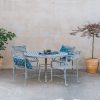 Outdoor Living Harrod Horticultural Metal Furniture | Buy Round Garden Dining Set