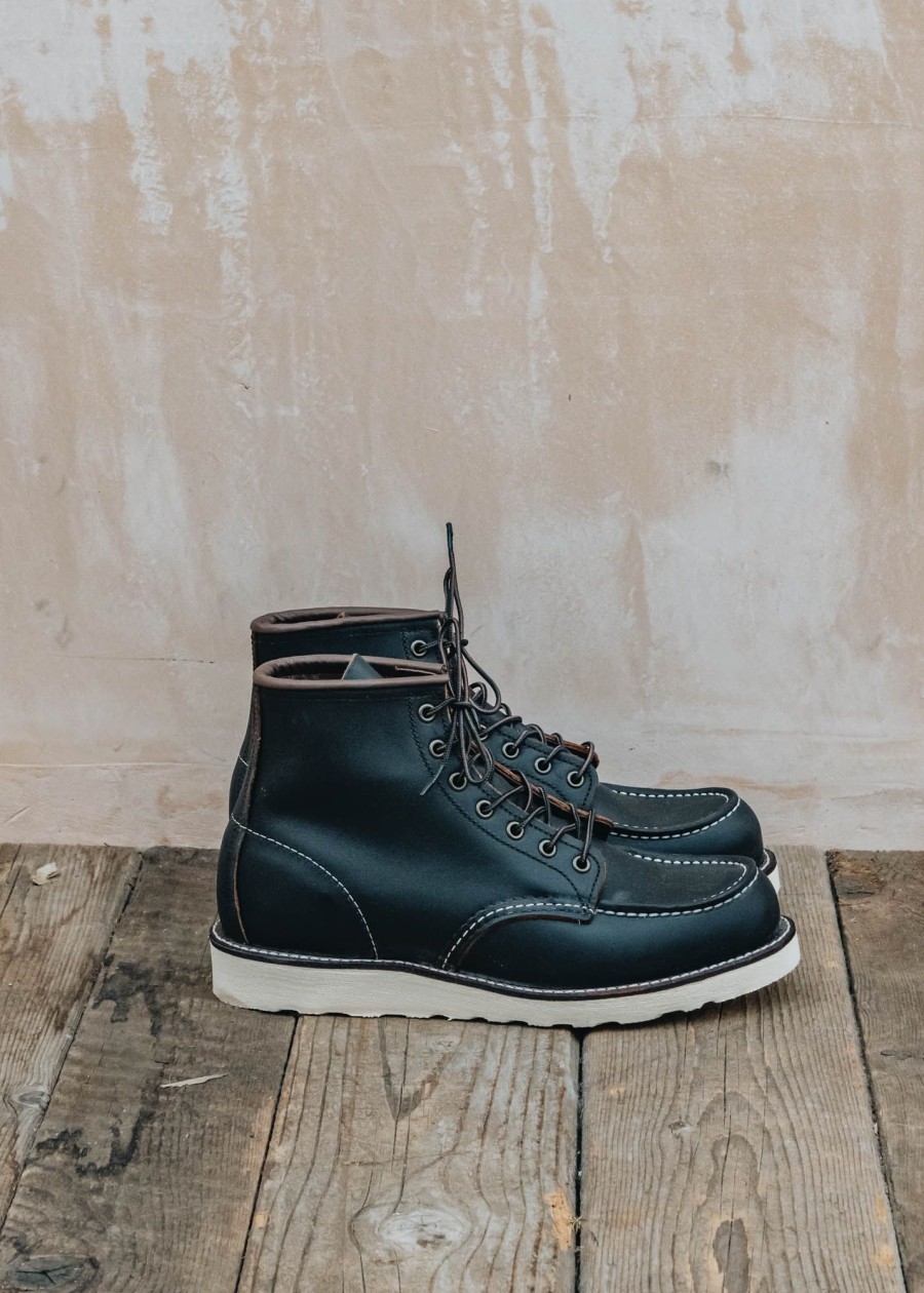 Clothing Red Wing Footwear | Red Wing 8849 Classic Moc Toe Boots In Black Prairie