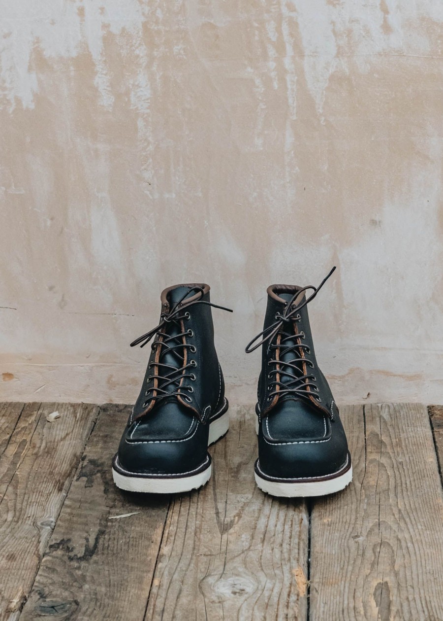 Clothing Red Wing Footwear | Red Wing 8849 Classic Moc Toe Boots In Black Prairie