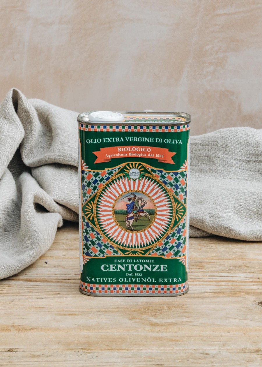 Food & Drink Centonze Oils & Vinegars | Centonze Olive Oil In Organic Iconic Tin