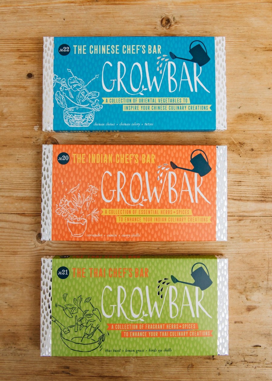 Plants Gluttonous Gardener Seed Gift Sets | Chef'S Garden Trio Grow Bars