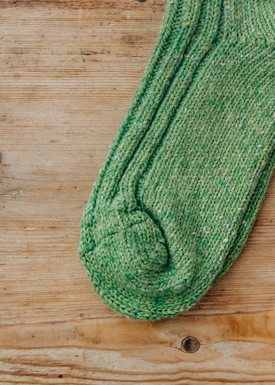 Clothing Two Left Feet Agencies Accessories | Traditional Socks In Light Green