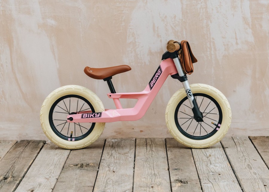 Children Berg Toys Outdoor Play | Bergs Biky Retro Pink Balance Bike