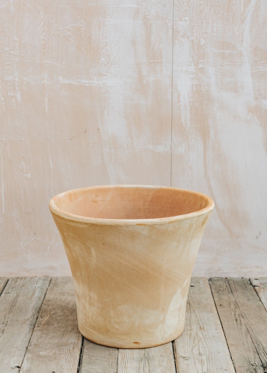 Gardening Oreya Pots Pots & Planters | Large Taper Cretan Terracotta Pot