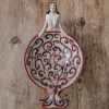 Interiors Les Ottomans Decorative | Les Ottomans Red Mermaid Ceramic Bowl