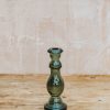 Interiors Jarapa Decorative | Jarapa Juniper Green Candlestick 20Cm