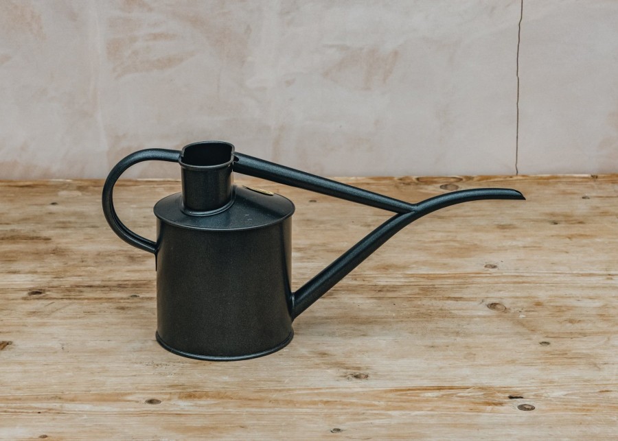 Gardening Haws Houseplant Care | Haws Fazely Flow Watering Can In Graphite 2Pt