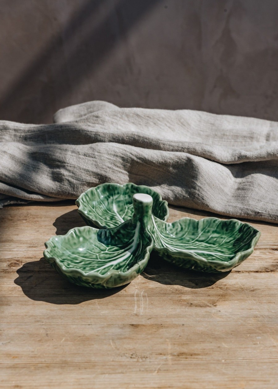 Interiors Bordallo Pinheiro Dining | Bordhallo Pinheiro Cabbage Olive Dish