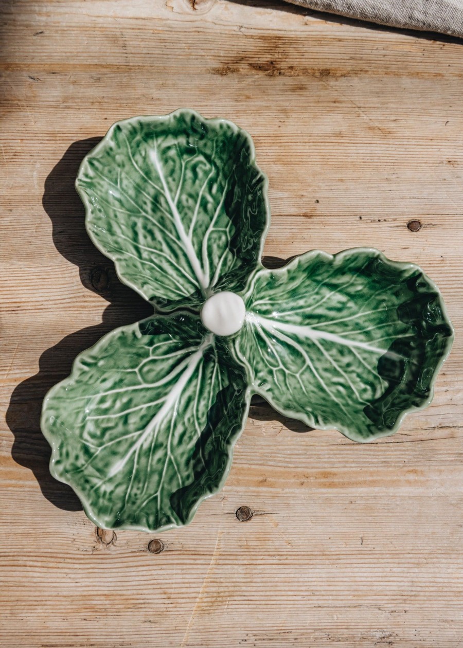 Interiors Bordallo Pinheiro Dining | Bordhallo Pinheiro Cabbage Olive Dish