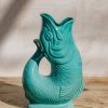 Interiors The Gluggle Jug Factory Decorative | Sea Green Extra Large Gluggle Jug