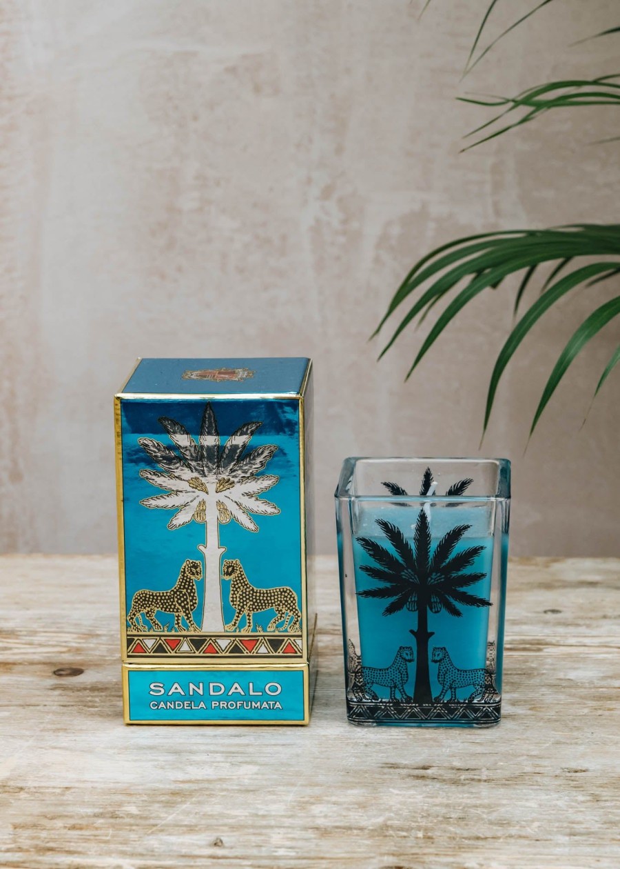 Interiors Ortigia Candles & Fragrance | Square Candle In Sandalo