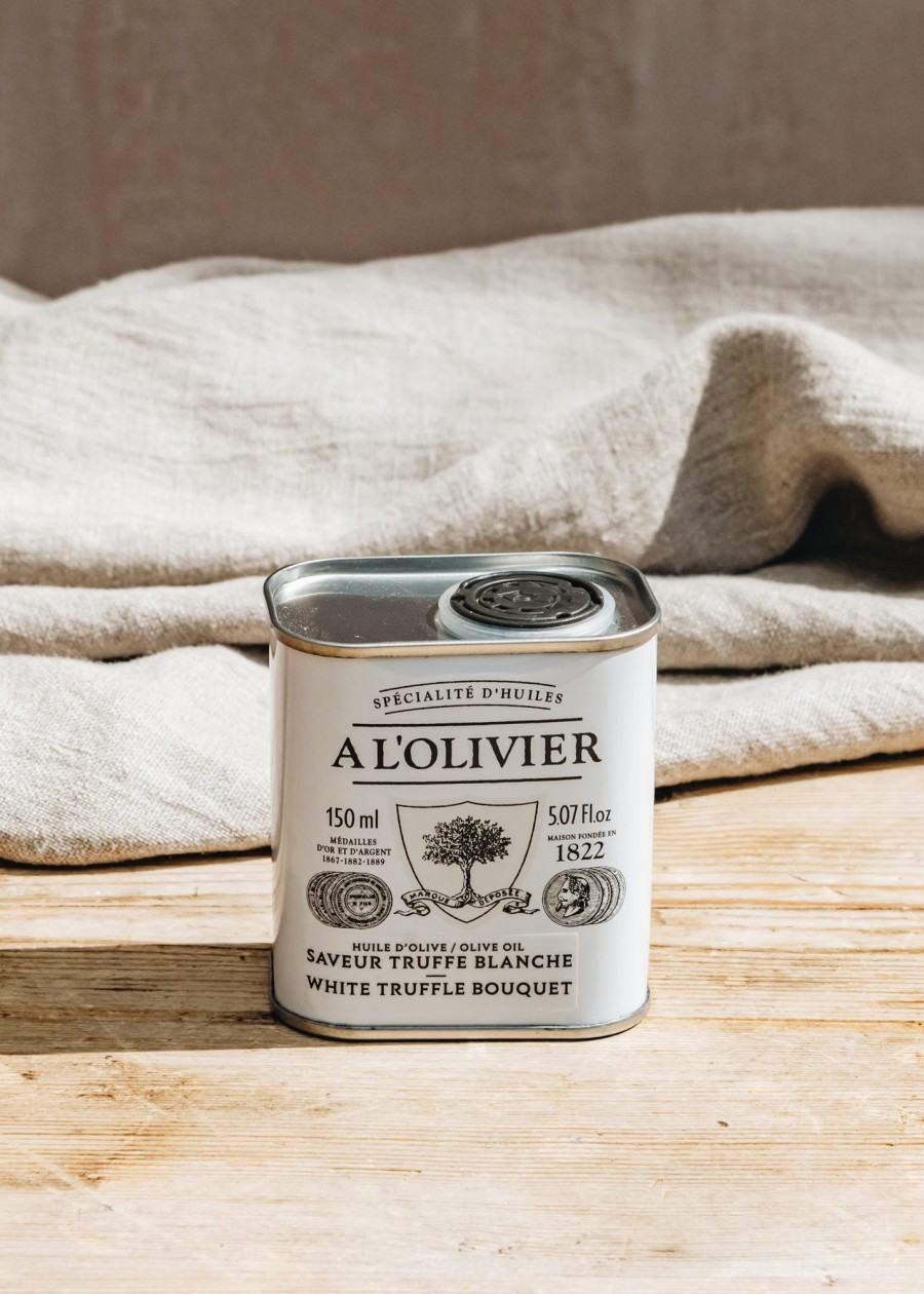 Food & Drink Al'Olivier Oils & Vinegars | A L'Oliver White Truffle Infused Oil In Tin