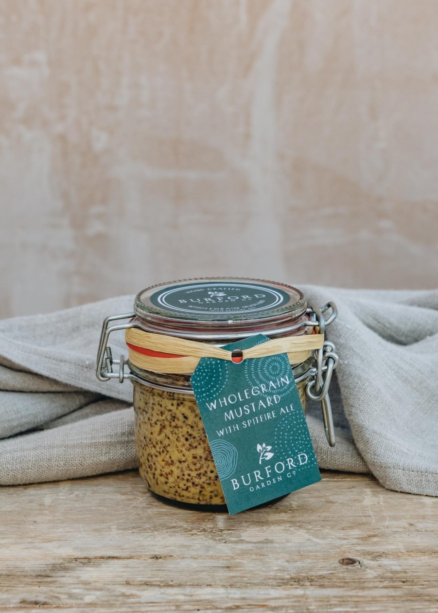 Food & Drink Burford Preserves Condiments | Burford Wholegrain Mustard With Spitfire Ale