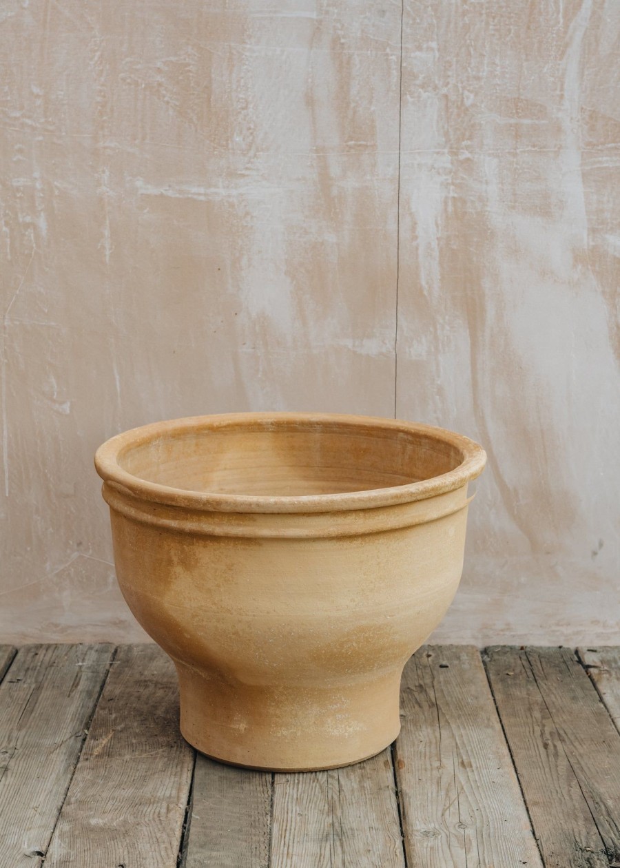 Gardening Oreya Pots Pots & Planters | Olive Cretan Terracotta Pot 35Cm X 40Cm