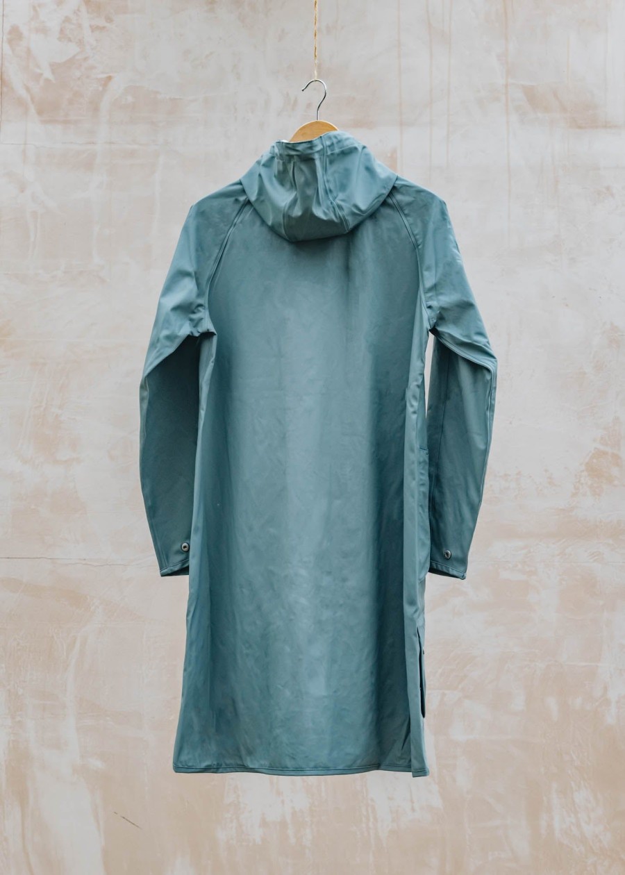 Clothing Ilse Jacobsen Outerwear & Coats | Ilse Jacobsen Rain 71 Raincoat In Dark Blue Cloud