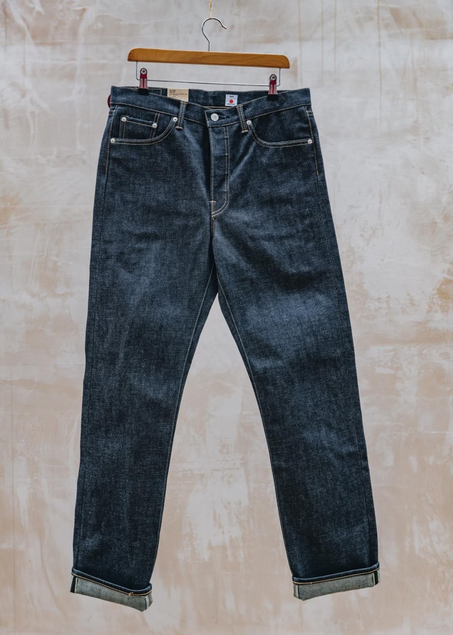 Clothing Edwin Jeans Trousers | Edwin Jeans Loose Straight Jeans In Blue Unwashed