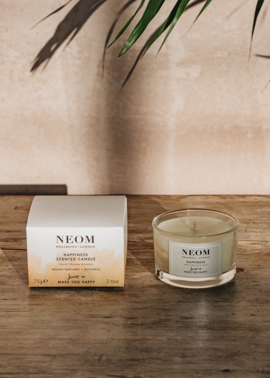 Interiors Neom Organics Candles & Fragrance | Travel Candle In Happiness