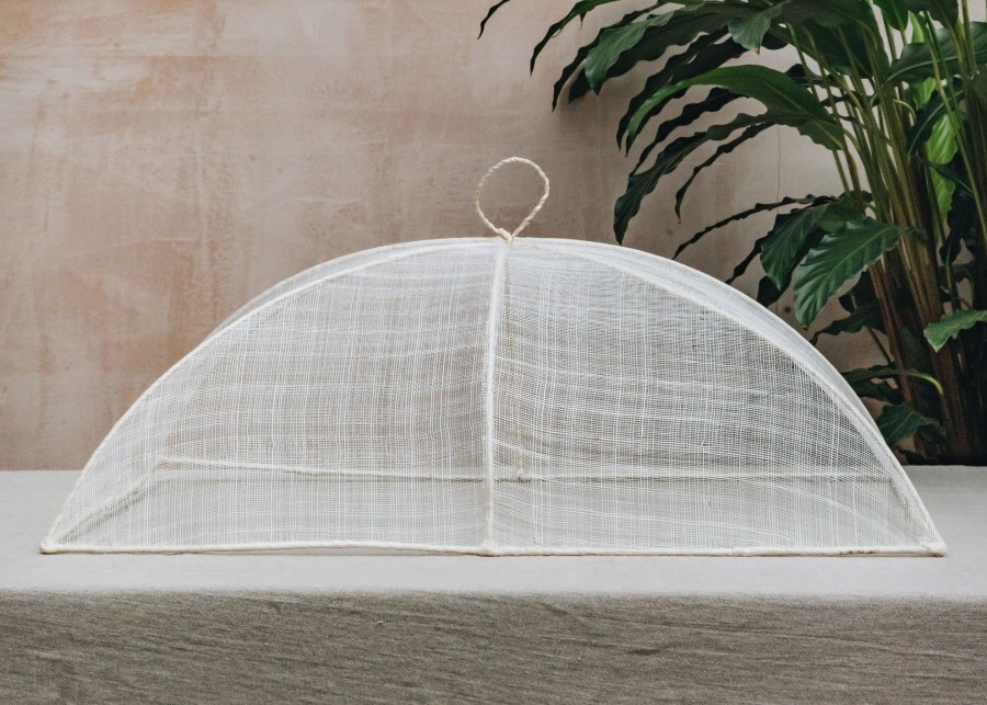 Interiors Fiorira un Giardino Dining | Large Rectangular Abaca Net Cover