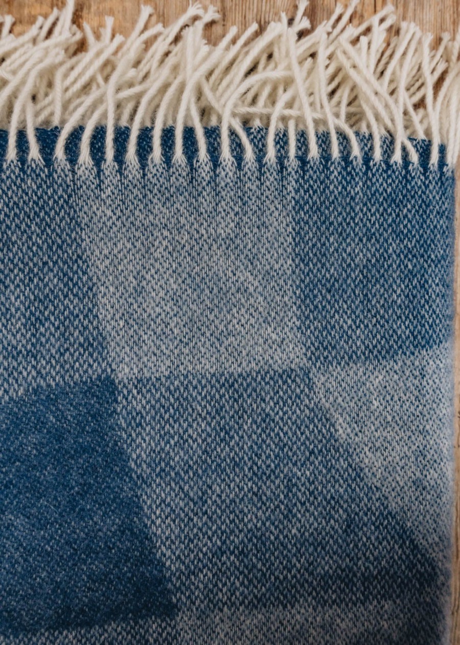 Interiors Tweedmill Throws | Tweedmill Catalo Throw In Bijou Blue