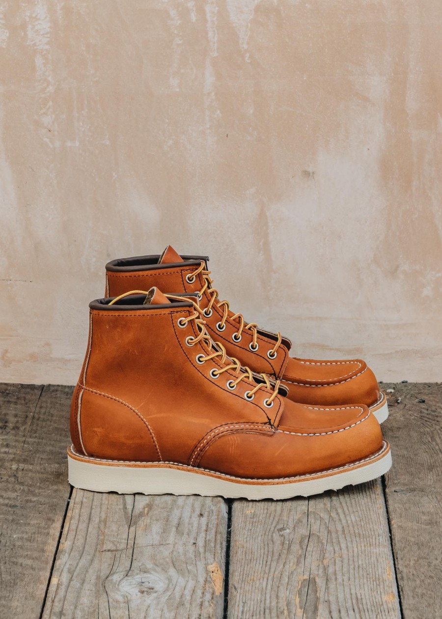 Clothing Red Wing Footwear | Red Wing 875 Classic Moc Toe Boots In Oro Legacy