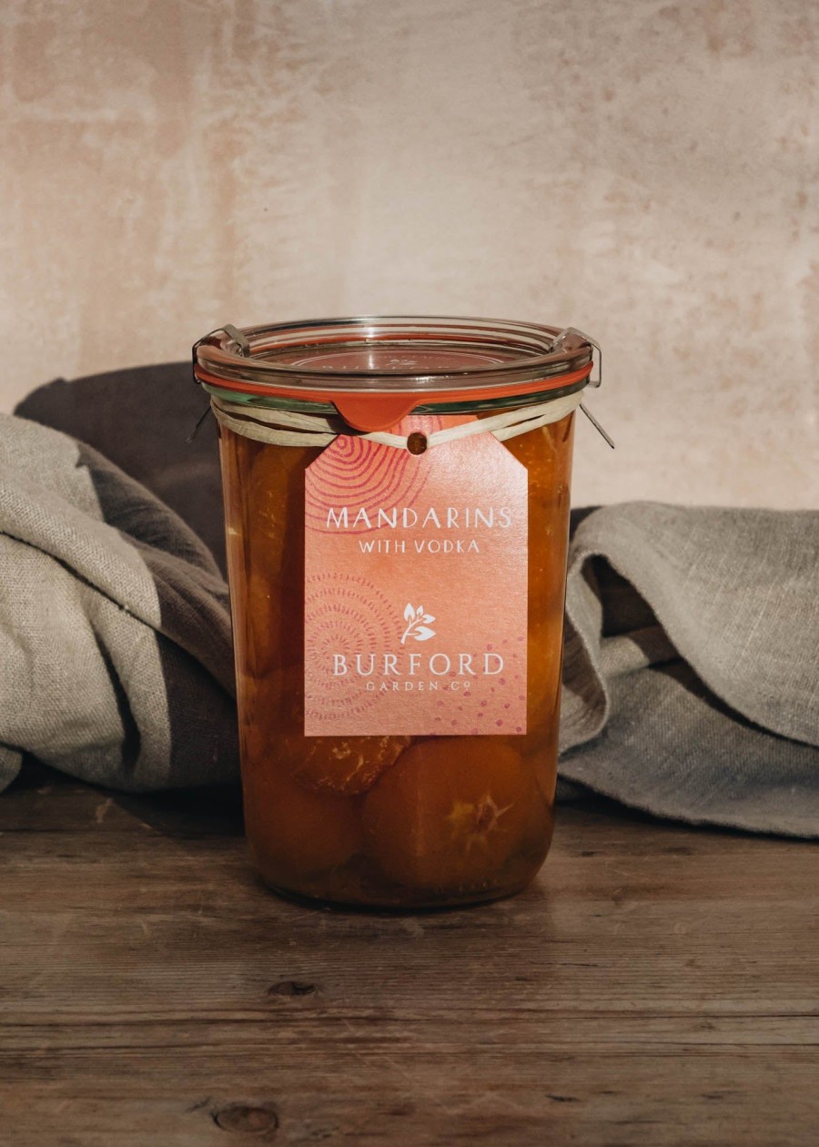 Food & Drink Burford Garden Co. Jam, Honey & Preserves | Large Mandarins With Vodka