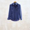 Clothing Kenny Ryder Pre-Loved Menswear | Kenzo Patterned Purple Cotton Shirt - M