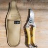 Gardening Niwaki Houseplant Care | Niwaki Daikiba Secateurs With A Canvas Holster