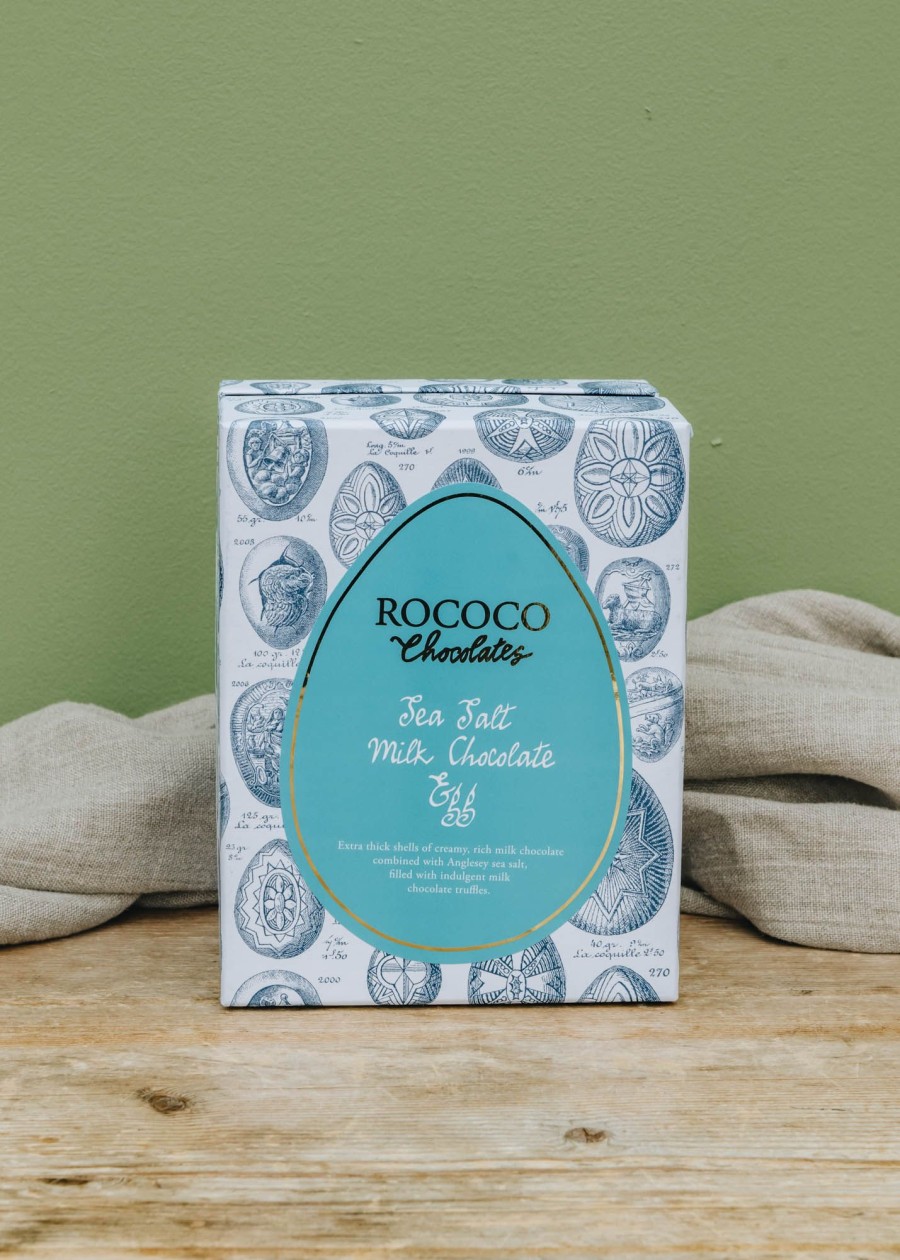 Food & Drink Rococo Chocolate & Confectionery | Rococo Milk Chocolate And Sea Salt Easter Egg