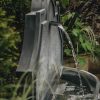 Gardening A Place in the Garden Water Features | Tiber Curved Zinc Water Feature