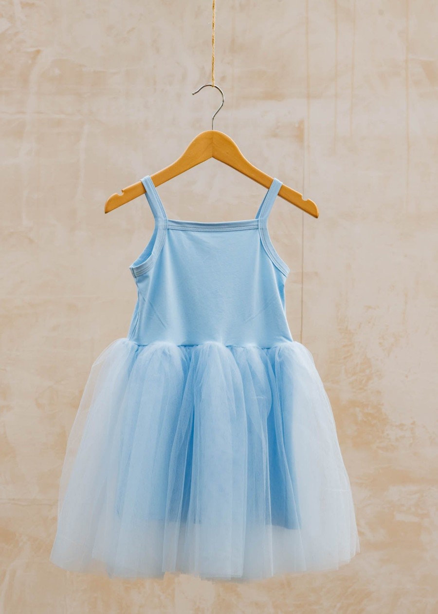 Children Bob & Blossom Children'S Clothing | Bob & Blossom Tutu Dress In Sky Blue