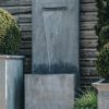 Gardening A Place in the Garden Water Features | Arno Tall Zinc Water Feature