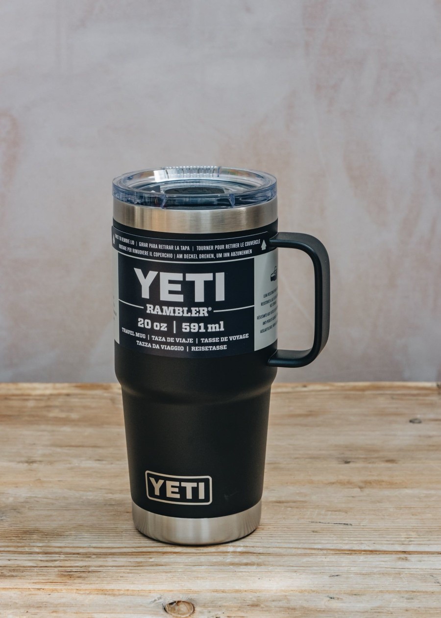 Outdoor Living YETI Drinkware | Rambler Travel Mug 20Oz In Black