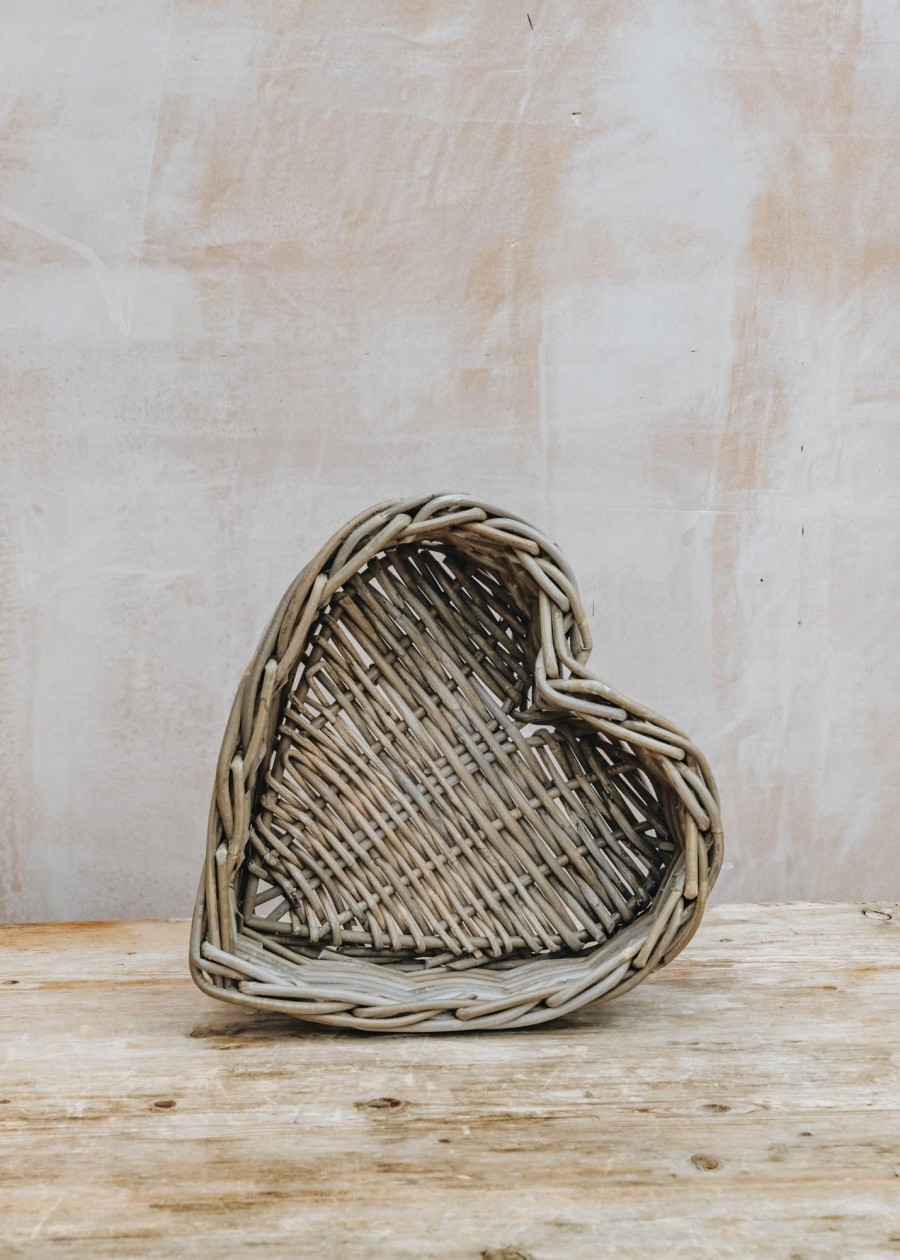 Interiors Grand Illusions Storage | Small Heart Kubu Basket