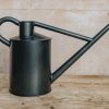 Gardening Haws Grow Your Own | Haws Bearwood Brook Watering Can In Graphite, Two Gallons