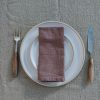 Interiors Burford Garden Co. Table Linen | Ashes Of Roses Linen Napkins, Pack Of Two