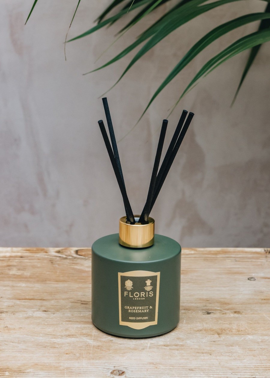 Interiors Floris Candles & Fragrance | Floris Reed Diffuser In Grapefruit And Rosemary