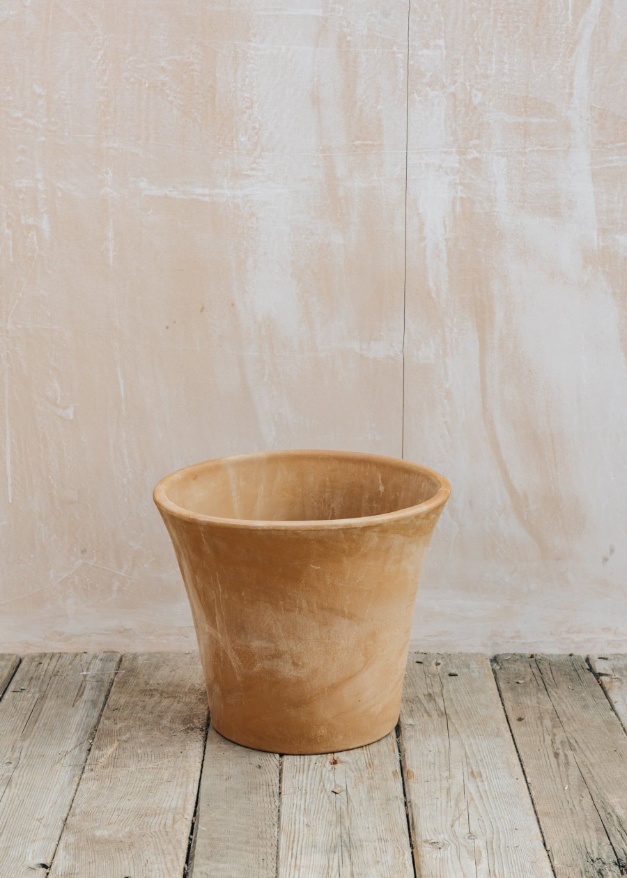 Gardening Oreya Pots Pots & Planters | Medium Taper Cretan Terracotta Pot