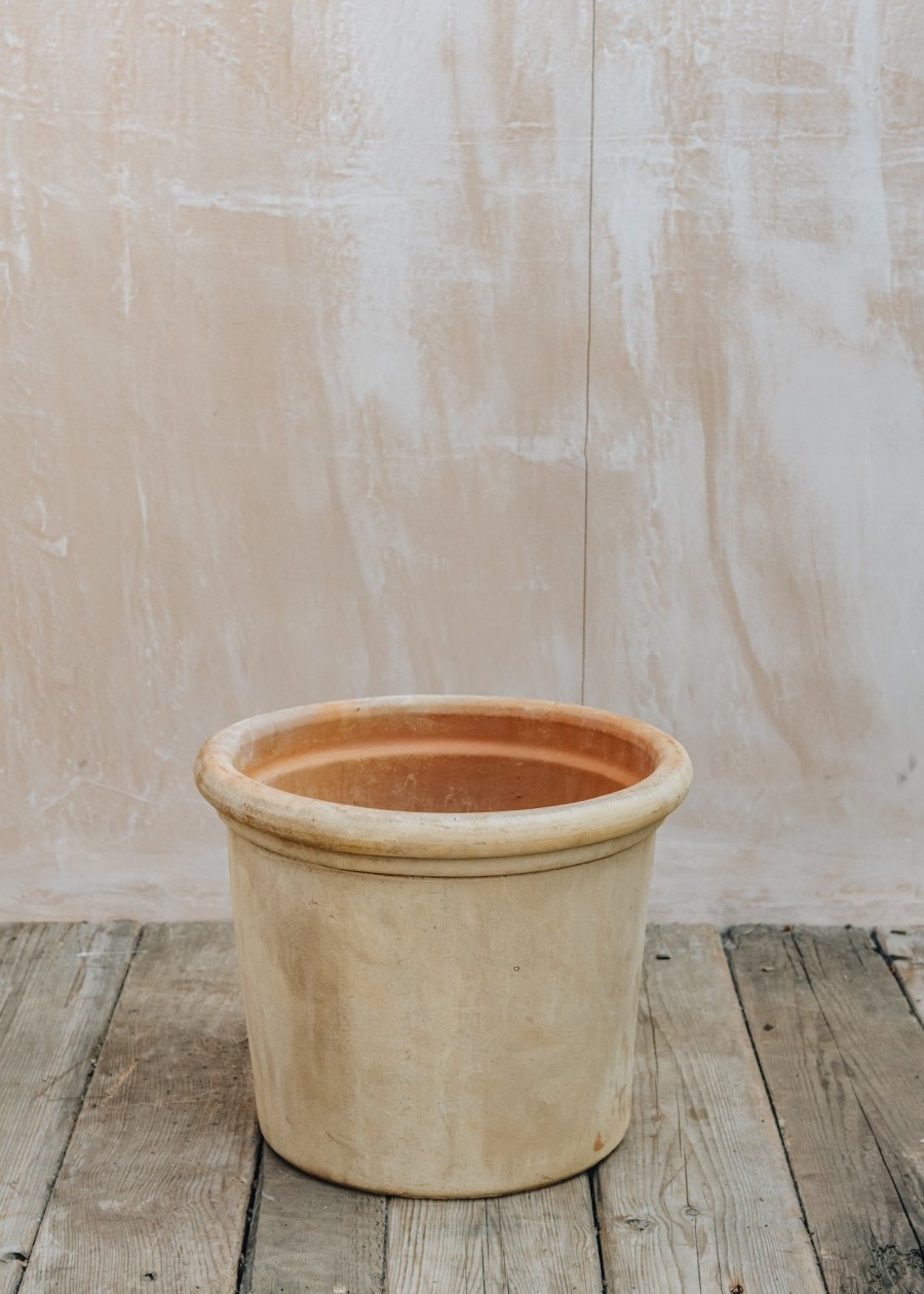 Gardening Oreya Pots Pots & Planters | Medium Straight Cretan Terracotta Pot