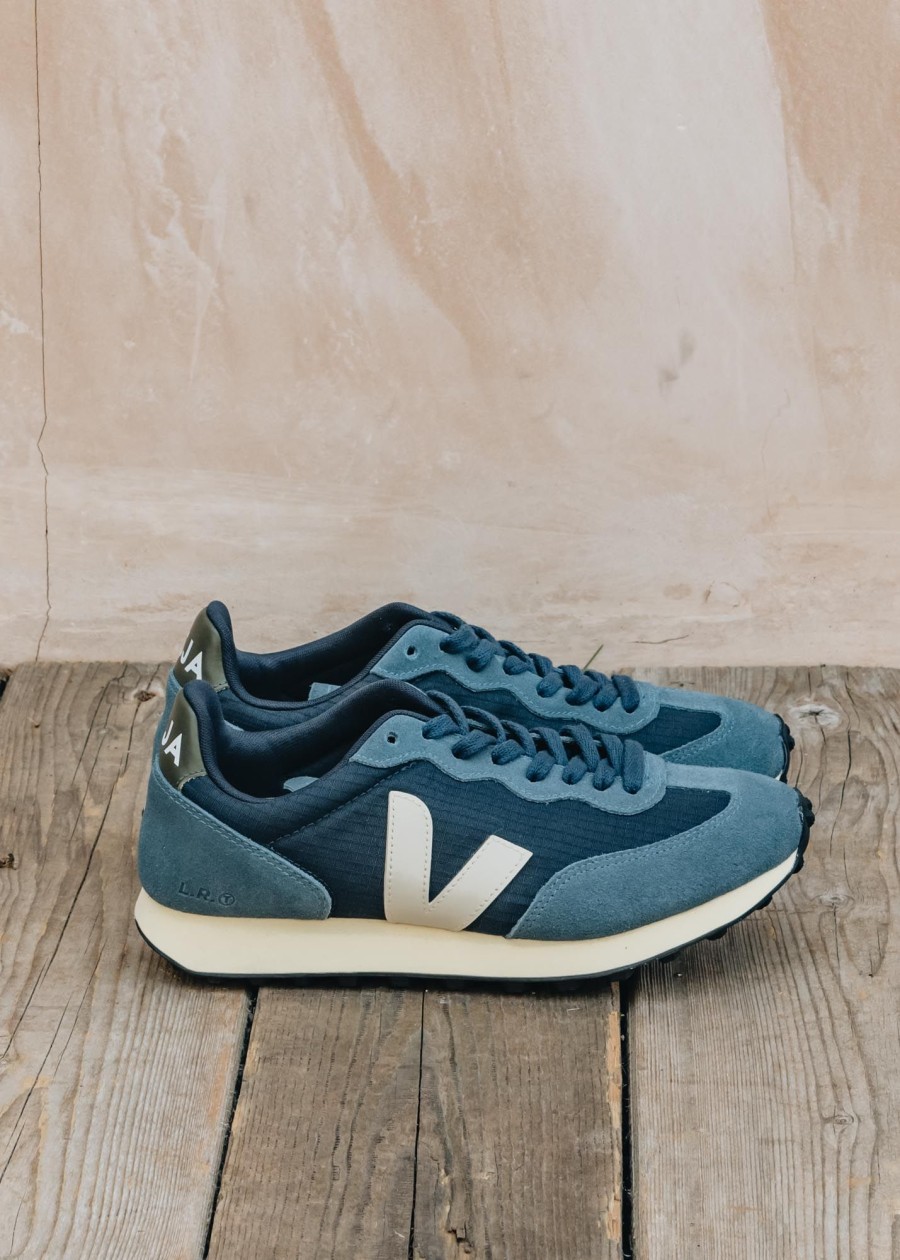 Clothing Veja Footwear | Veja Women'S Rio Branco Ripstop Trainers In Nautico Pierre